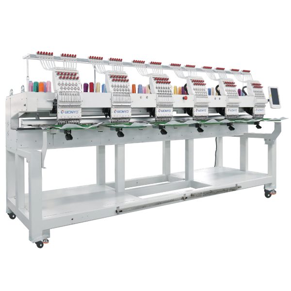 WYQ1206 T-Shirt Embroidery Machine 6 Heads, 12 Needles - Image 2