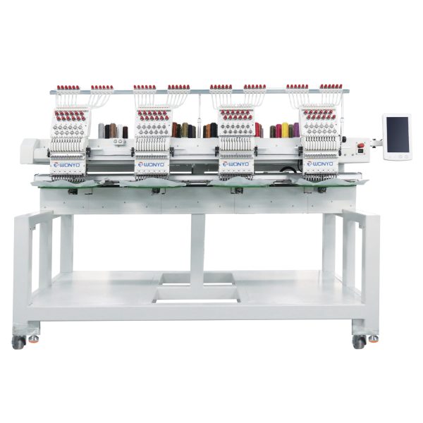 WYQ1204 T-Shirt Embroidery Machine 4 Heads,12 Needles